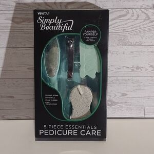 Vivitar Simply Beautiful 5 Piece Essentials Pedicure Care Set